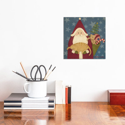 Père Noël - reproduction d'art sur toile tendue