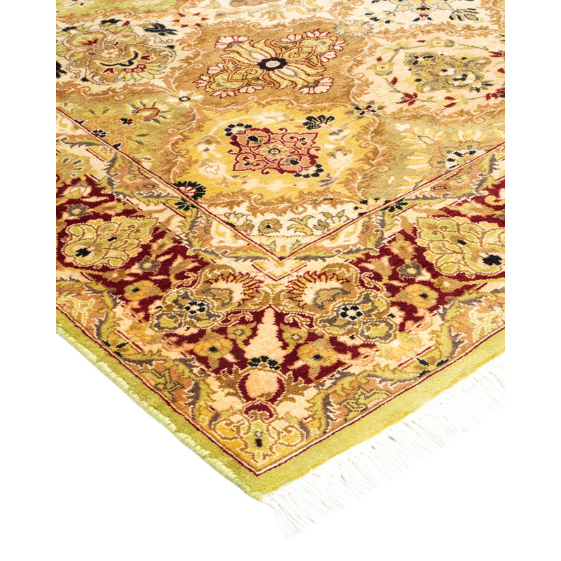 Classic One-of-a-Kind 4'2" X 6'4" Hand Knotted Area Rug