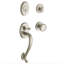 Logan Handleset with Double Cylinder Deadbolt and Door Knob and Rosette-70832464-69471951-69471683