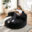 Canapé-lit simple en chenille de 55 pi pour salle de projection, installation facile, rembourrage en mousse noire, coussin