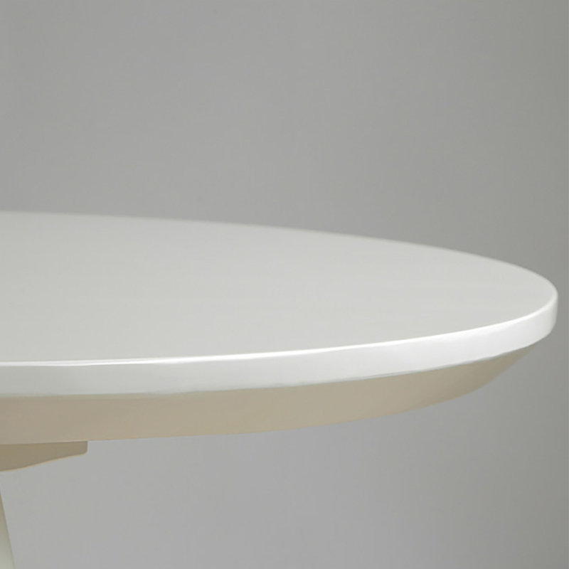 Table de salle à manger ovale en bois de frêne massif, H 29,5 po x L 86,6 po x l 35,4 po