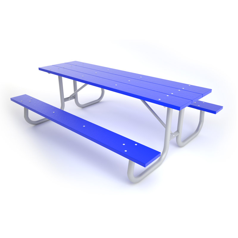Table de pique-nique, H 35 po x L 72 po x l 70 po, Brun
