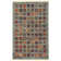 Tapis bleu / vert Abrigail