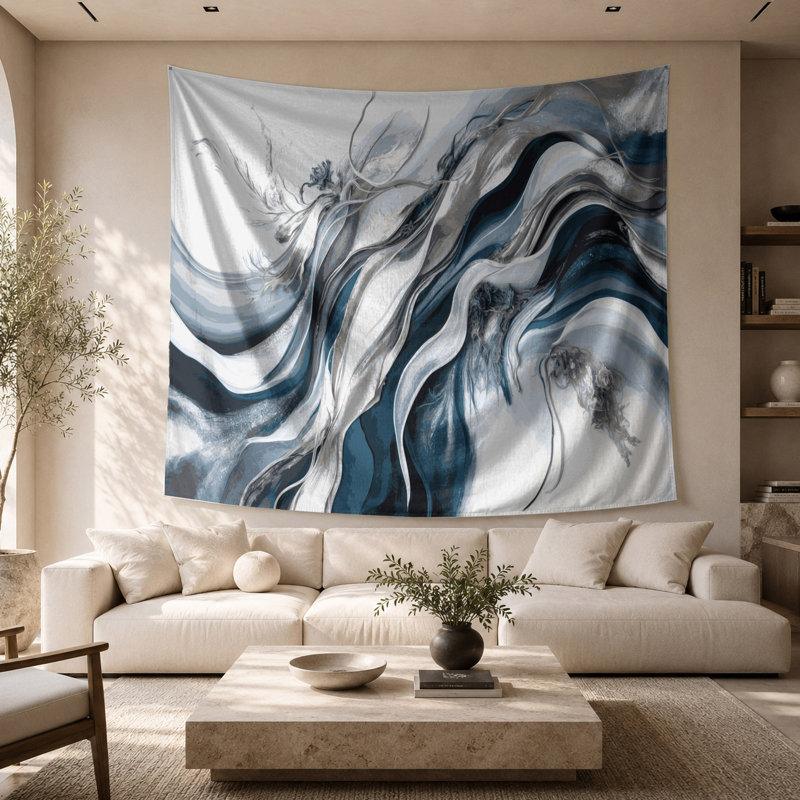 Tapisserie murale Abstraction lyrique 96, 68 po x 80 po