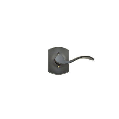 Accent Lever with Greenwich Trim Non-Turning Lock