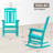 Chiemi HDPS Modern Resin Rocking Adirondack Chair-59345562