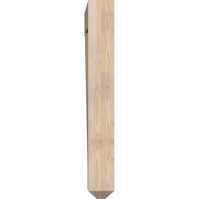 H 5,5 l, Sapin de Douglas lisse, 6" W x 38" D x 42" H