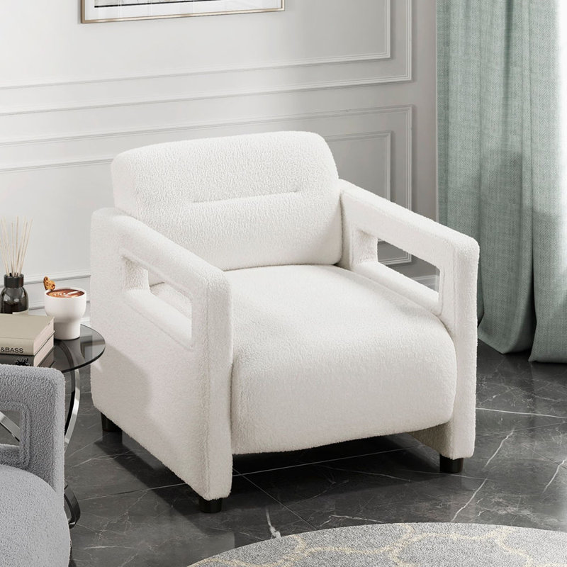 Fauteuil d'appoint 1 pièce Luxury, Beige