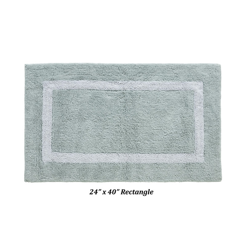 24" x 40" Rectangle, Blue/White