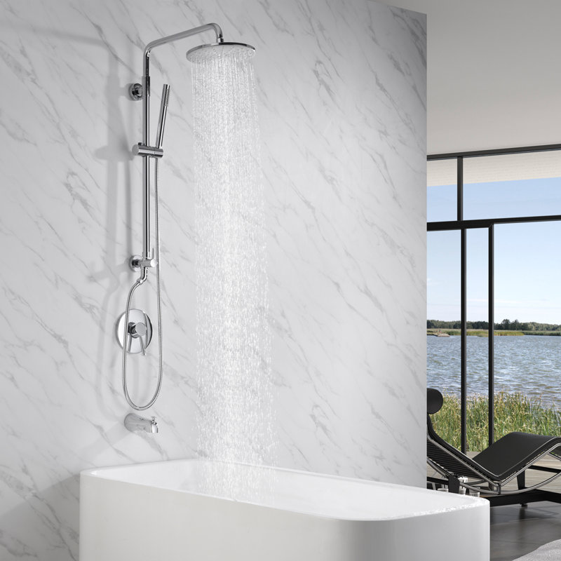 Complete Shower System, Chrome