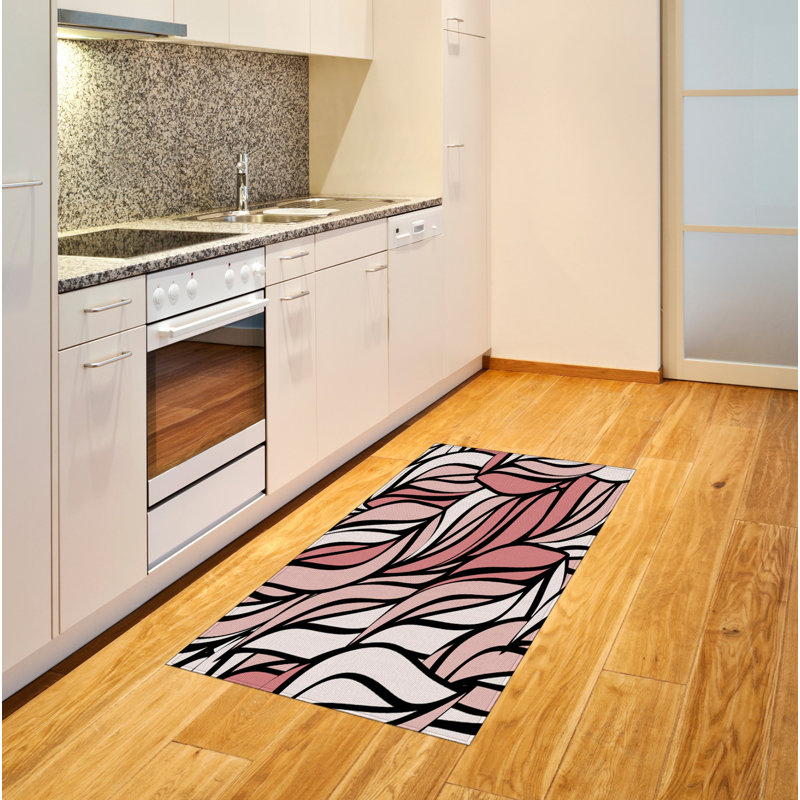 Coral High Density Long Fiber Poly Threads Decorative Area Rug Carpet, Rectangle 2'7" x 5'