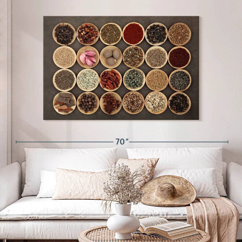 Yarlin Middle Eastern Spices, 34" H x 51" W