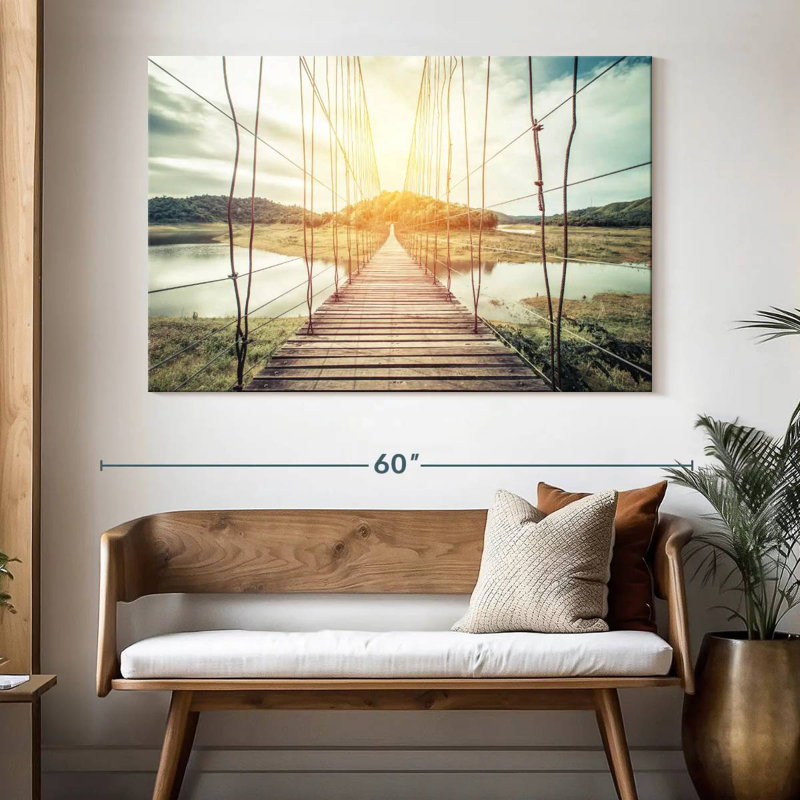 Lilie Rope Bridge, 34" H x 51" W