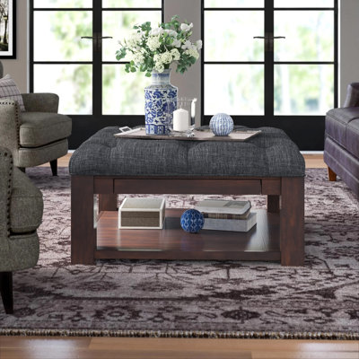 Arthuro Upholstered Linen Storage Cocktail