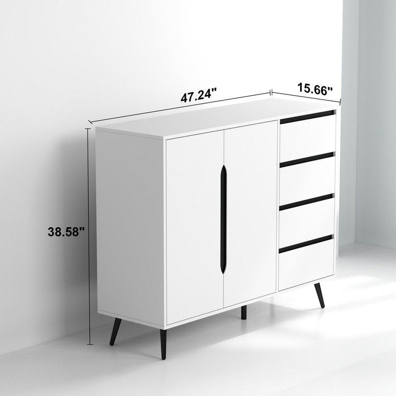 Commode 4 tiroirs Korion