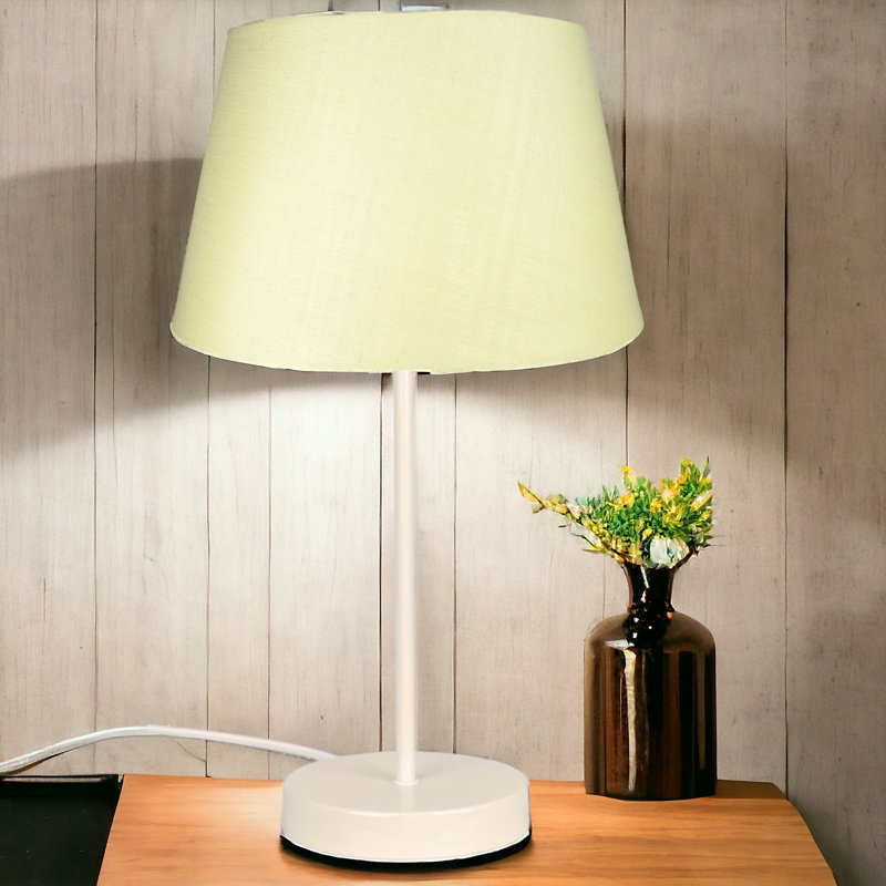 Onorio Metal Table Lamp, Cream