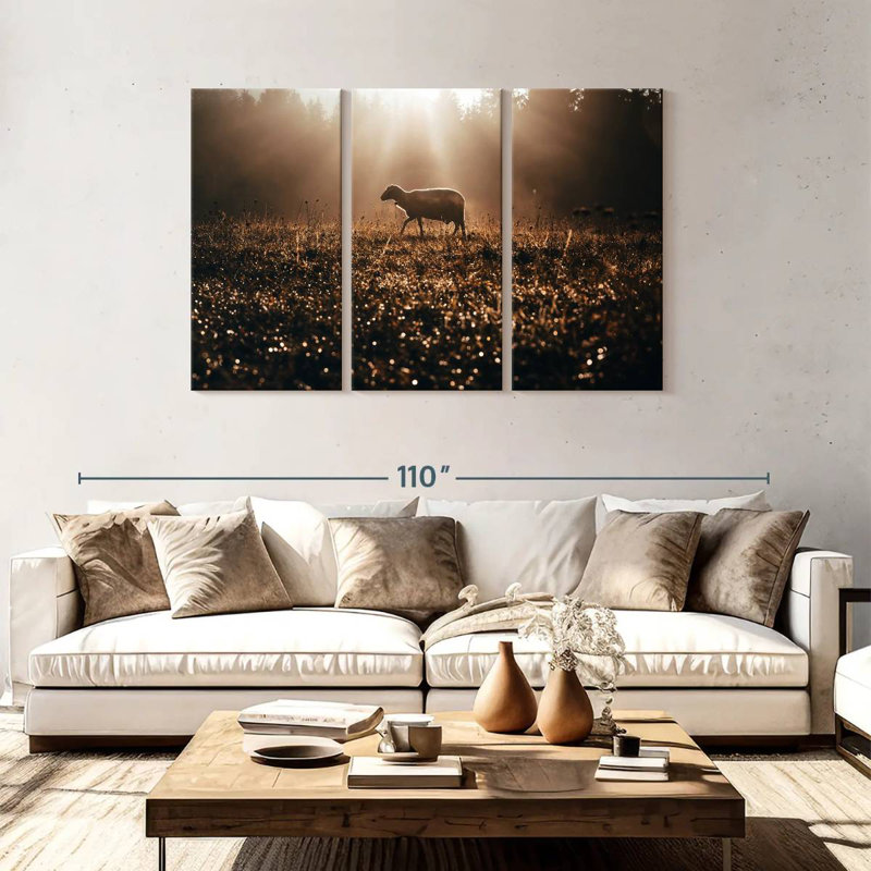 Brampt Lost Sheep, 48" H x 74" W