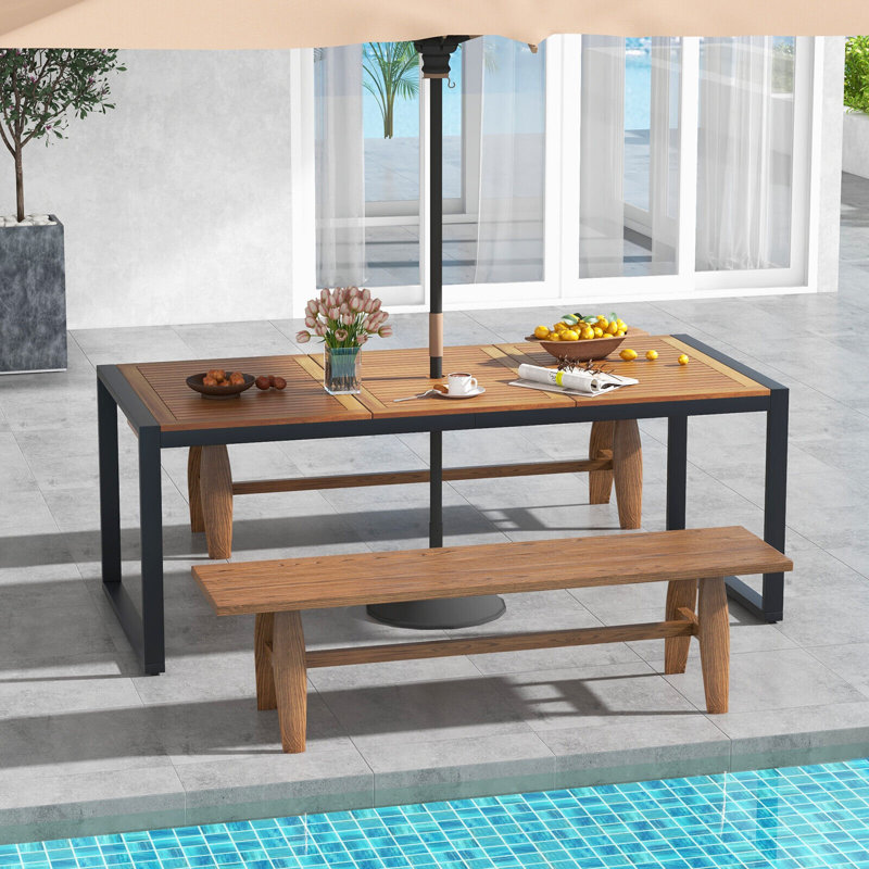Rectangular 75Cm L Table