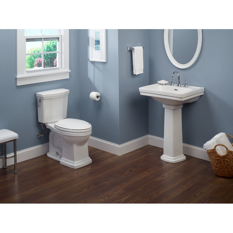 Elegant Vivian Polished Nickel Widespread Bathroom Faucet