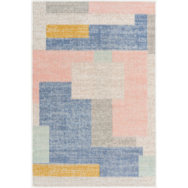 Abstract Indoor Rug, Rectangle 2' x 3'