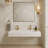 Knightsbrook 60" Floating Wall Mounted Bathroom Sink