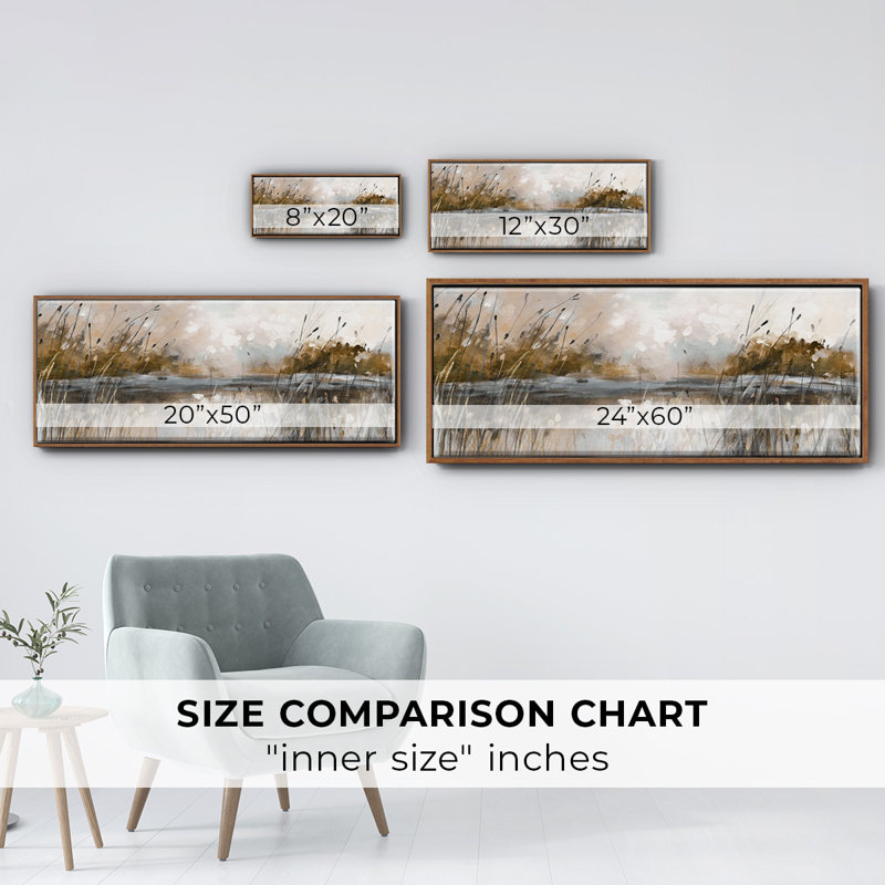 «Honeybloom Lake Views», toile encadrée, H 8 po x l 20 po
