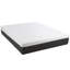 Matelas en mousse viscoélastique réactive de 12 po avec fermeture à glissière, fermeté moyenne, respirant, lavable à la machine-888299373