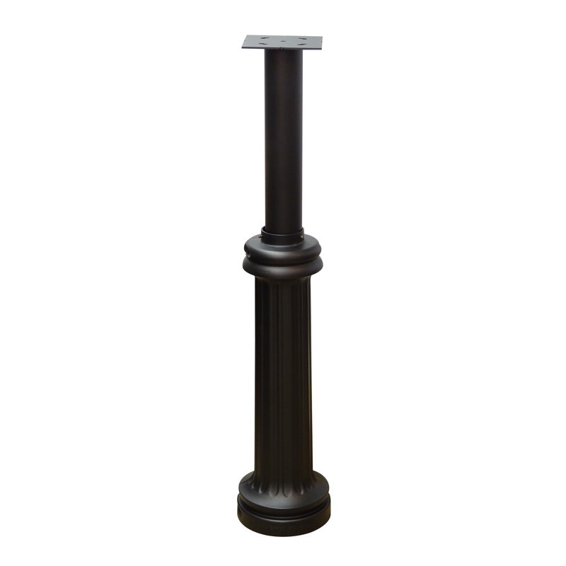 58'' H Decorative Post, Black