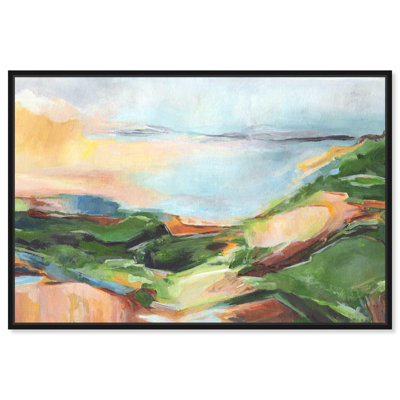 Toile de paysage abstrait par Art Remedy