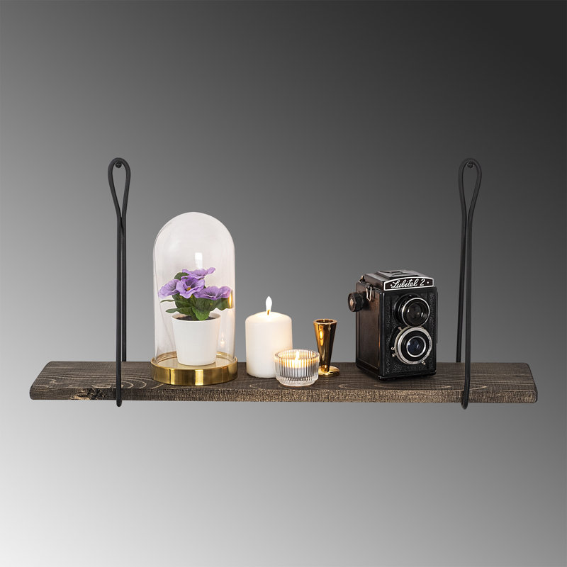 Tablette décorative en bois d'épinette