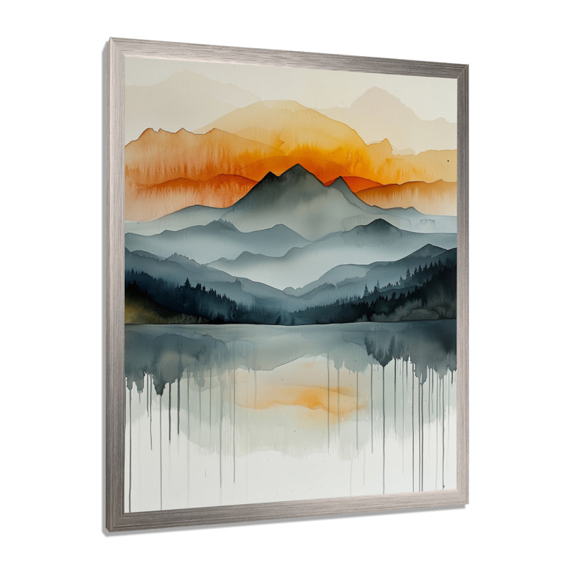 Odilon - Landscapes Wall Art, Silver, 20" H x 12" W, Reproduction encadrée d'une seule photo