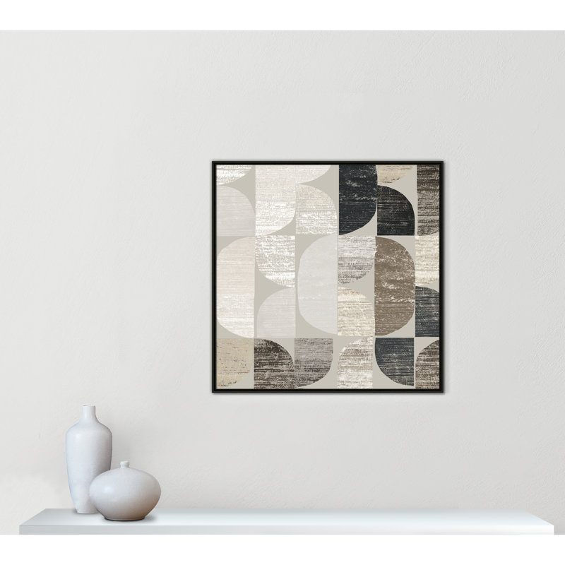 Shape and Form I - Square Version Print by Tom Reeves, Espresso, 37.5" H x 37.5" W