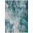 Machine Washable Indoor/Outdoor Cinead ACN1687 Teal Rug-104738309