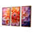 Toile avec cadre flottant brun