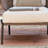 Handwoven Eco-friendly Outdoor Lounge Chair Outdoor Chaise Lounge with Table , Cushion Included
