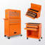 Coffre à outils, armoire de rangement à outils à 8 tiroirs avec coffre à outils amovible 2 en 1, doublure, roues verrouillables, crochets latéraux, chariot à outils en métal pour le garage