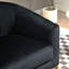 Fauteuil d'appoint rembourré de luxe avec cadre en velours, fauteuil de coiffeuse polyvalent et polyvalent pour l'intérieur et la maison