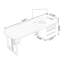Bureau rectangulaire en bois massif noyer-925979718
