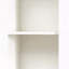 Armoire de rangement haute et étroite avec 2 portes et 2 tiroirs