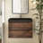 Angela 30-Inch Floating Bathroom Vanity In Grey Oak With Matte Black Quartz Top-97827221