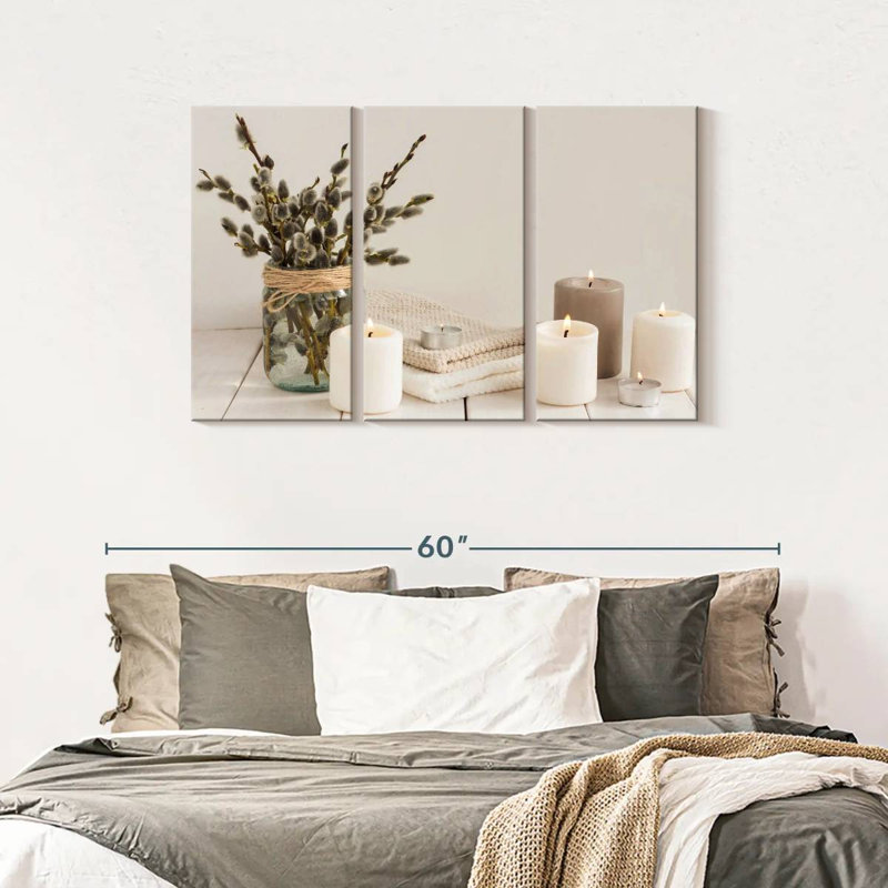 Zen " Zen Bathroom " 3 - Pieces, 28" H x 45" W x 1.25" D