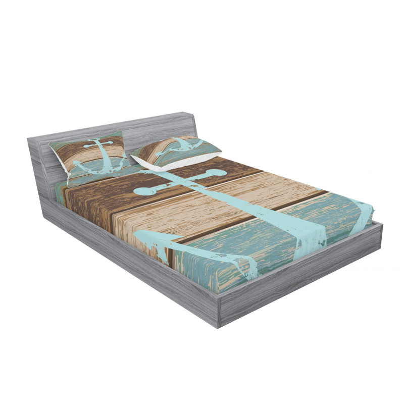 Microfiber Sheet Set, Queen Sheet Set with Fitted Sheet