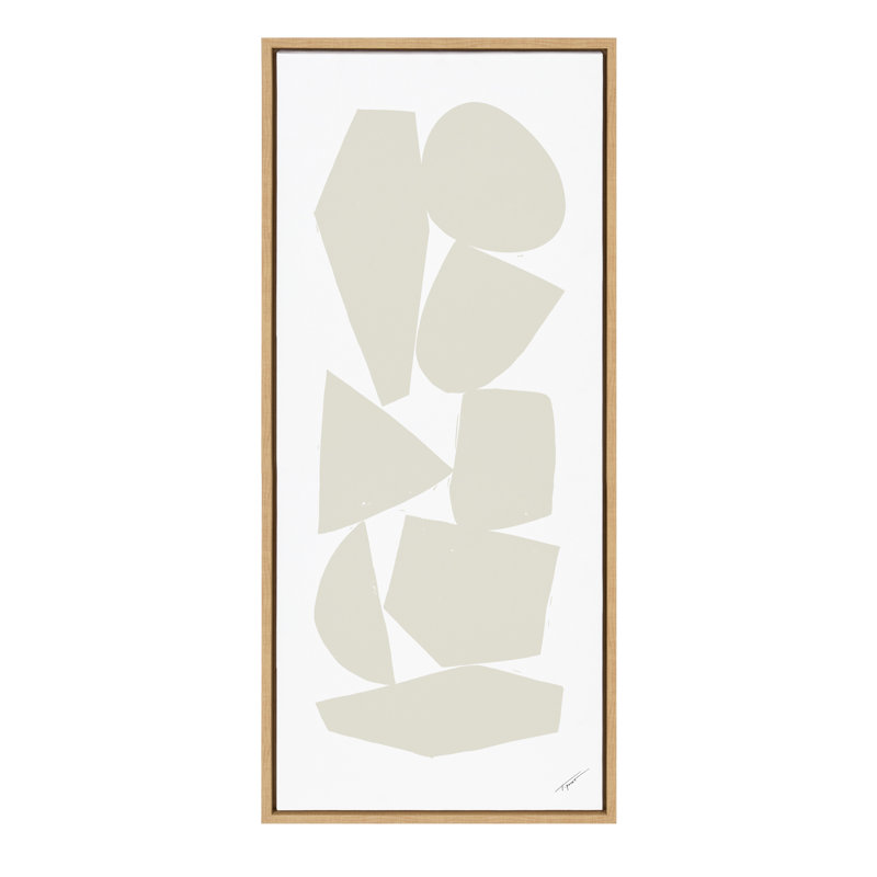 "Construit III" par déclaration de biens sur toile encadrée