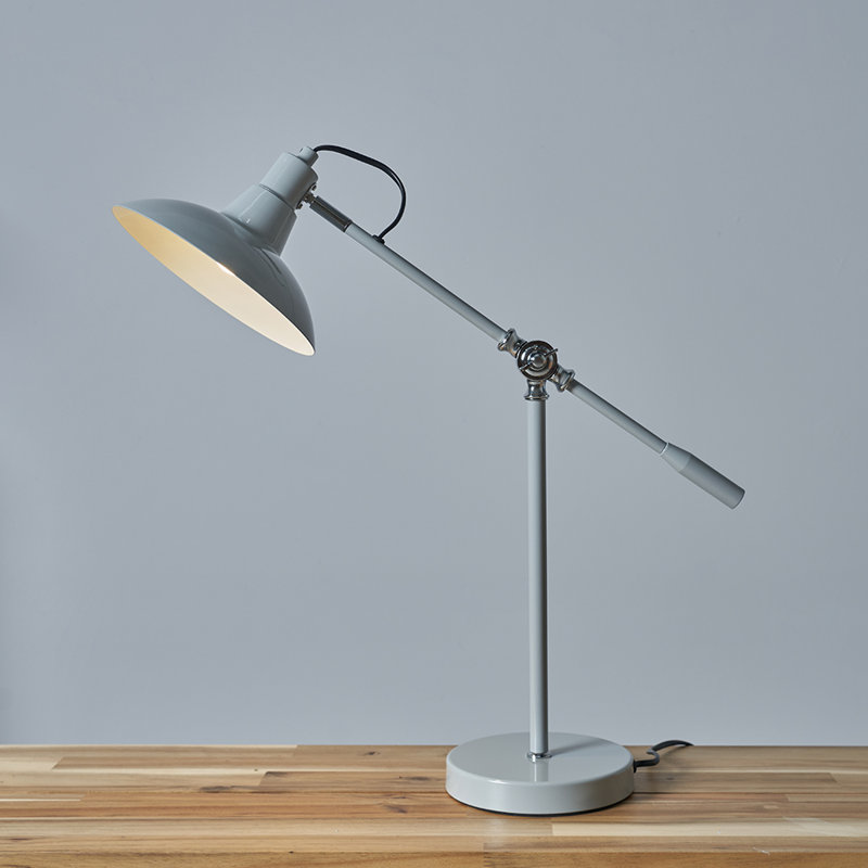Virpi Metal Arched Lamp, Grey