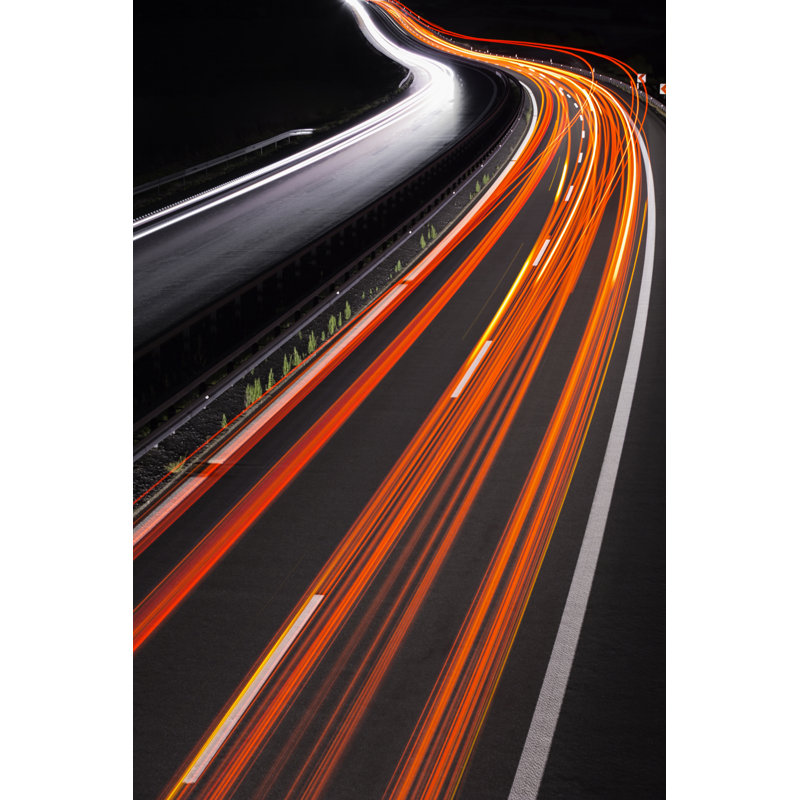 Night On The Road by Adam Smigielski - Wrapped Canvas Print, 30cm H x 20cm W x 3.8cm D