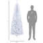 7ft Artificial Christmas Tree Slim, 818 Tips, White Magnificent Tree, Tips