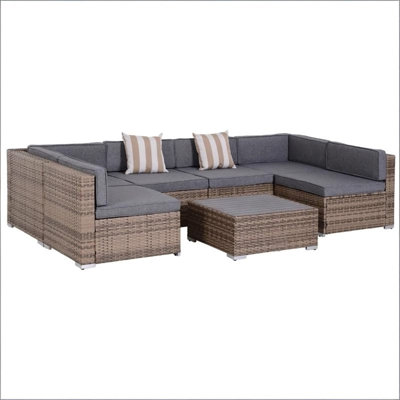 Garden Rattan Furniture Set