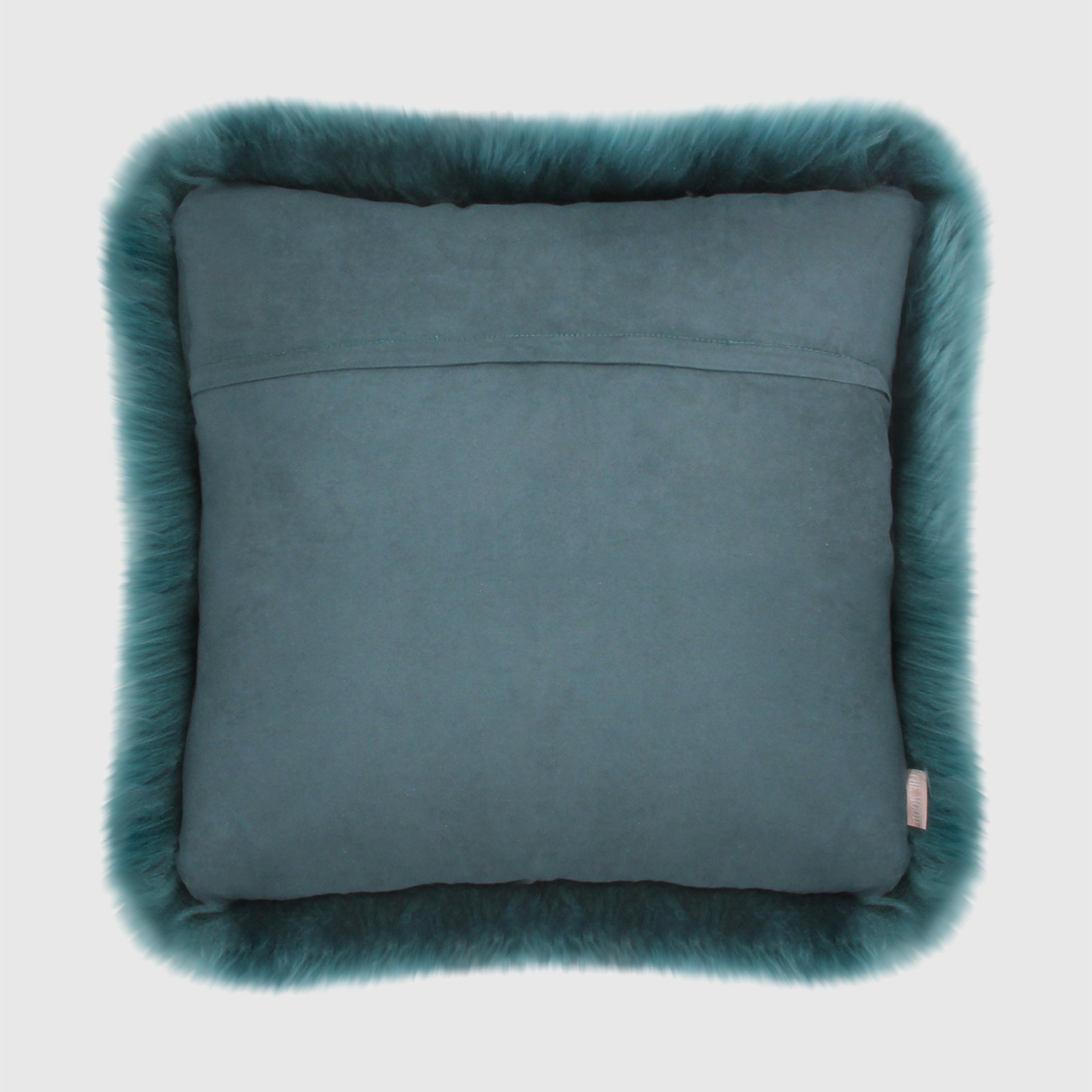 Fieldman Leather Throw Pillow, Atlantic Deep