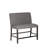 Barneveld Theartis Gray Upholstered Counter Bench
