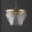 Orleen 3 - Light Iron Dimmable Chandelier